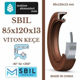 85x120x13 mm SBIL TC NBR DÖNER MİL YAĞ KEÇESİ (Viton) 85*120*13 mm